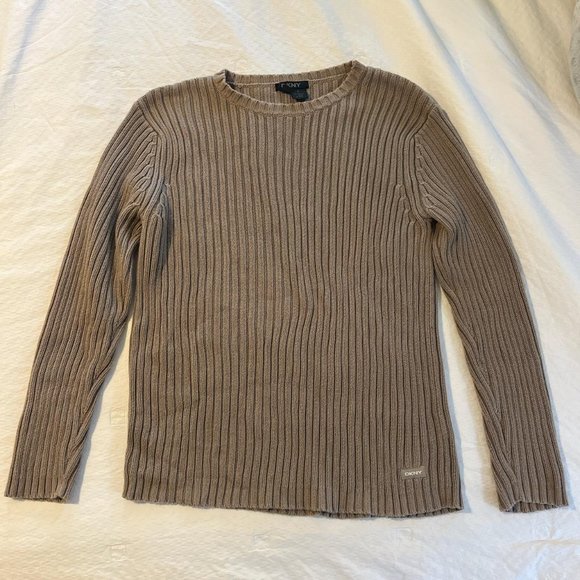 Dkny Sweaters - DKNY Women's Brown  Y2K sweater Jumper S